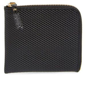 Comme des Garçons Half Zip Black Wallet